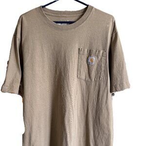 Carhartt Loose Fit Pocket Tee – Desert Sand Classic Channel timeless workwear vi